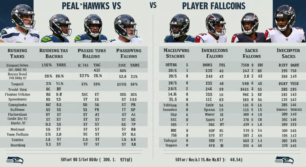 Seahawks vs Atlanta Falcons Match Player Stats