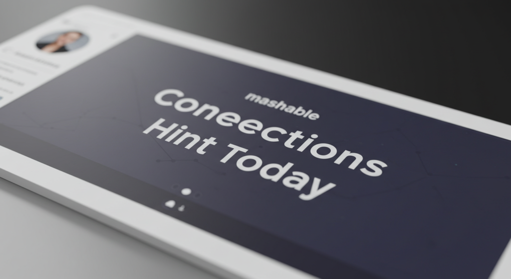 mashable connections hint today