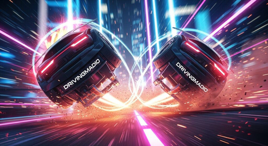 drivingmadio do a barrel roll 2 times